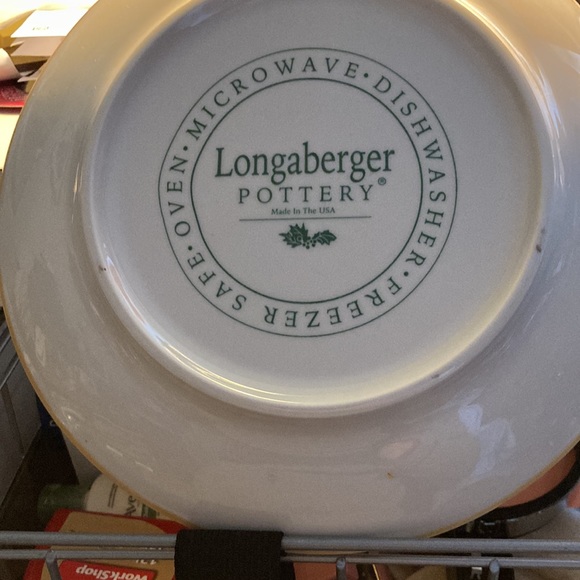 Vintage Longaberger Christmas plate - Picture 3 of 4
